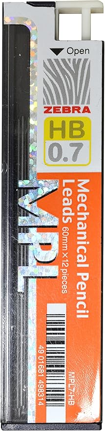 Zebra Pen Z-Grip Plus Mechanical Pencil, 0.7mm, with Lead and Erasers, Assorted Barrel Colors, Blue, Pink, Black, 3-Pack