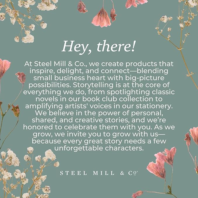 Steel Mill & Co Cute File Folders, Set of 9, Document Organizer for Filing Cabinet, Decorative Letter Size Files, Wanderlust
