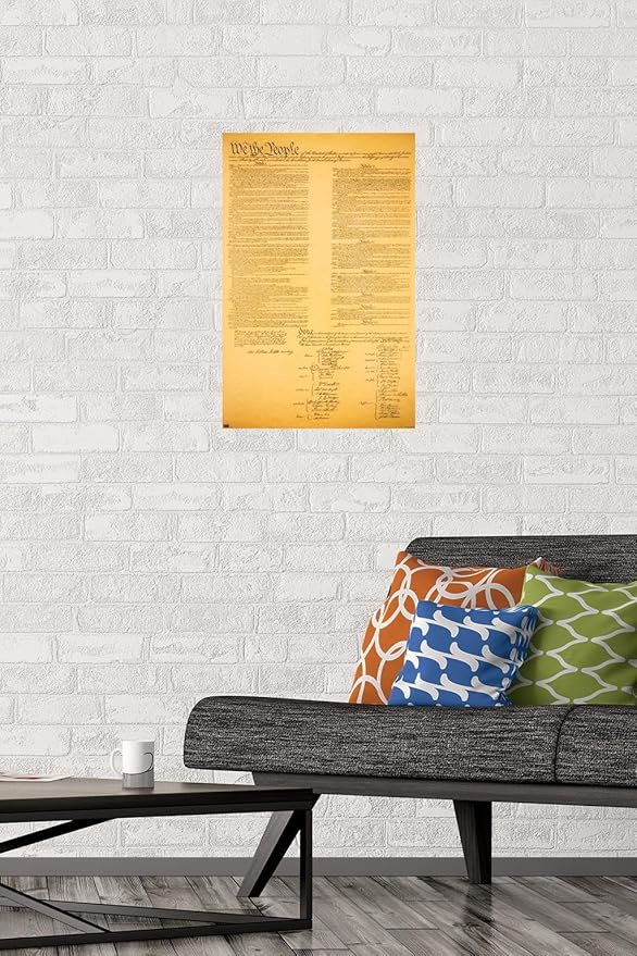 Trends International The Constitution Wall Poster, 14.725" x 22.375", Premium Unframed Version