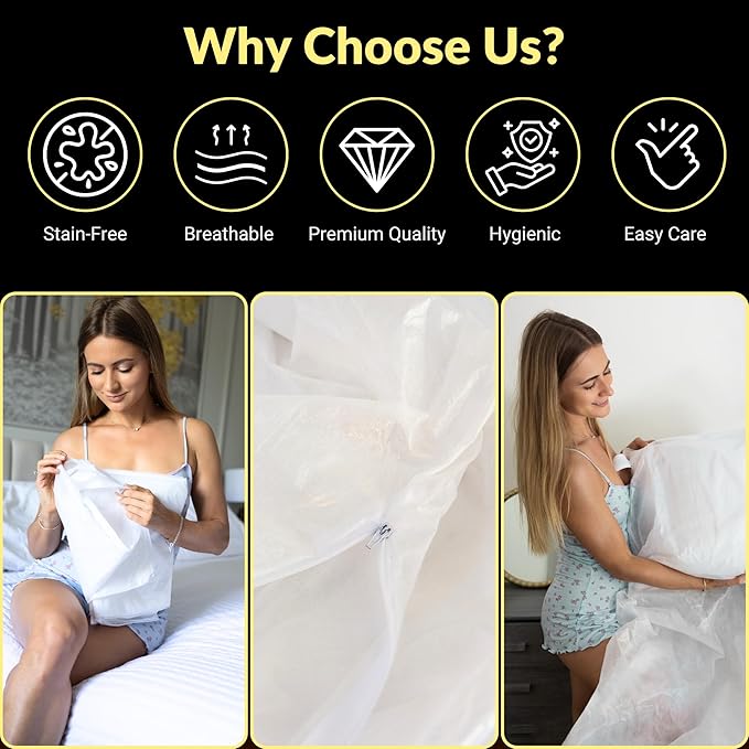 Self Tan Sleep Sack Set – Disposable Tanning Sheet Protector for Bed – Breathable, Hygienic Self Tan Sleeping Sack – Protects Sheets from Tanning Lotion Stains – Bed Protector 8-Pack