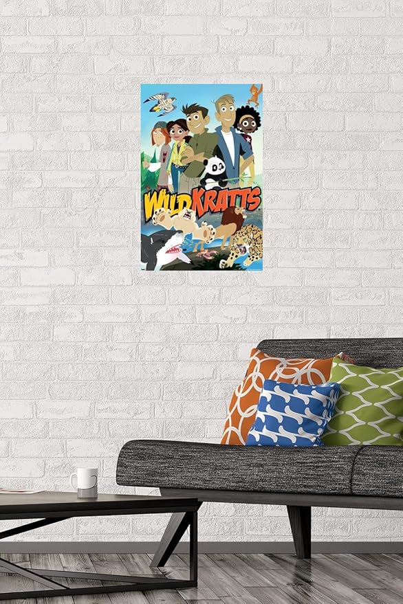 Wild Kratts - Group Wall Poster, 22.4L" x 14.7W", Premium Unframed Version