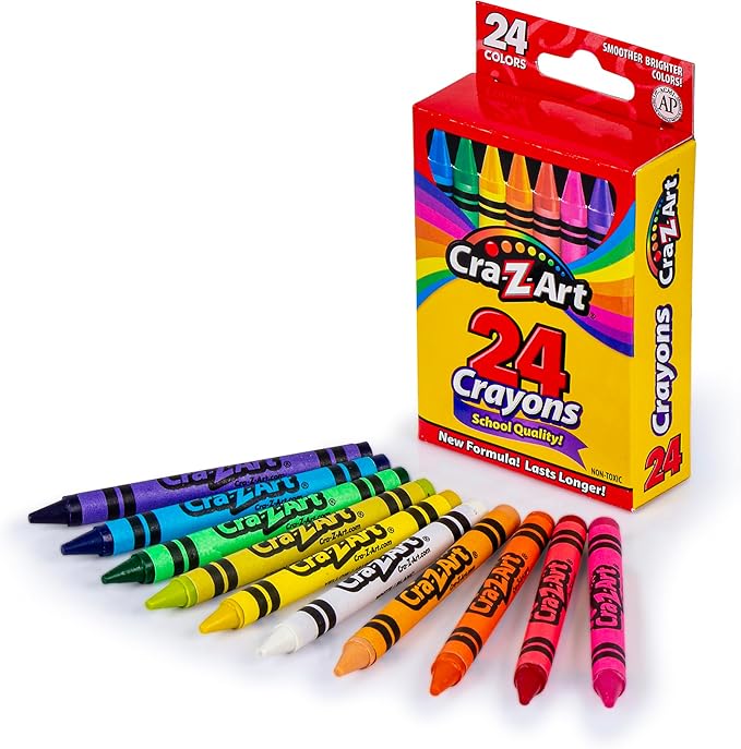 Cra-Z-Art Markers, Crayons, Colored Pencil Back To School Bundle for K-2nd Grade (Pack of 2)
