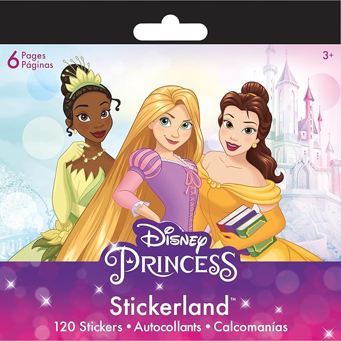 Disney Princess - Sticker Collage Mini Stickerland Pad - 6 Page