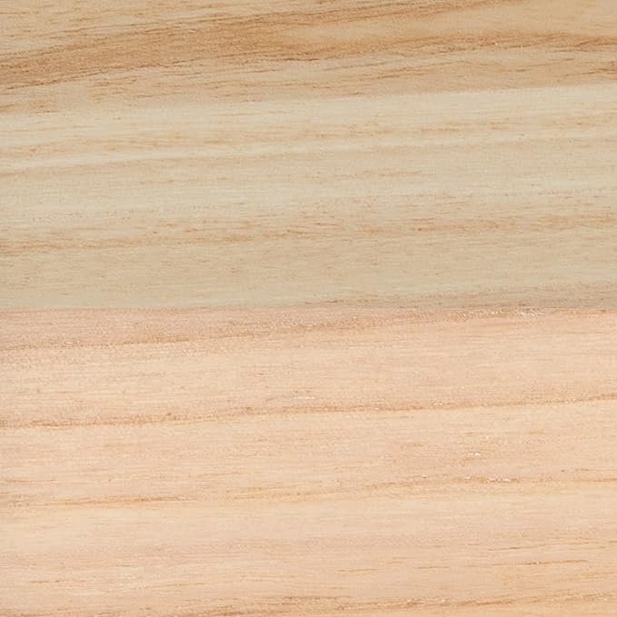 Martha Stewart Enzo Wooden Desk Drawer Organizer Set, Paulownia Wood Organizers in Various Sizes, 6 Piece, Light Natural
