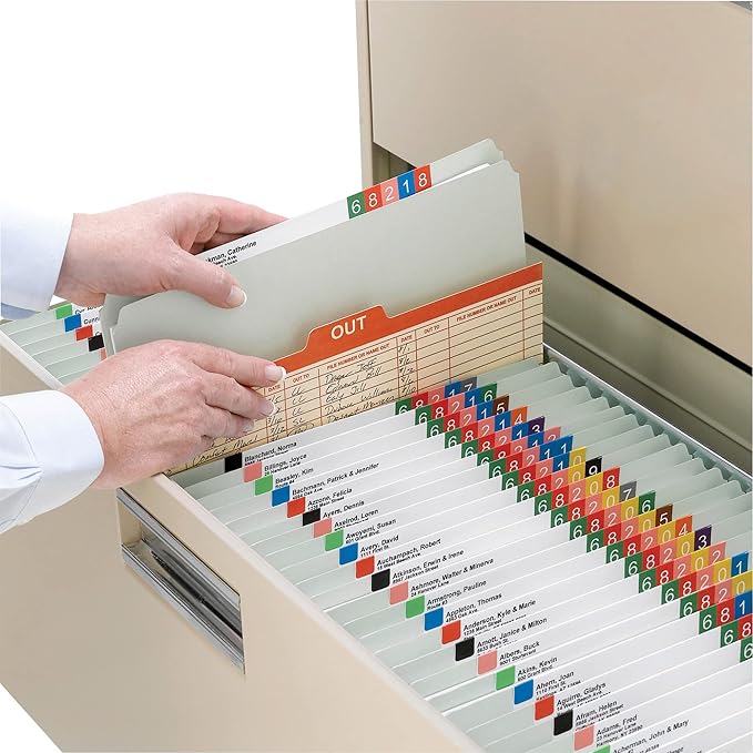 Smead Pressboard Fastener File Folder with SafeSHIELD Fasteners, 2 Fasteners, Straight-Cut Tab, 2" Expansion, Letter Size, Gray/Green, 25 per Box (14910)