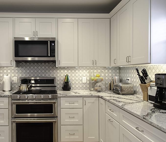 Design House Brookings Shaker Unassembled Wall Kitchen Cabinet W3024, 30 W x 12 D x 24 H, Painted White, Solid Wood, Design House, 561597