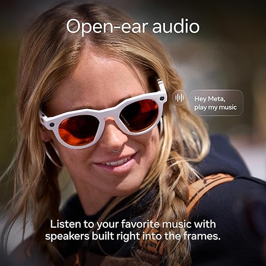Oakley Meta HSTN, Clear | Smart AI Glasses for Men, Women — Performance for Sports, Athletes — Camera, Audio, Video — 8 Hour Battery — 3K HD Resolution — Clear to Grey Transitions® Lenses