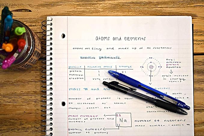Zebra Pen Z-Grip Retractable Ballpoint Pens, Medium Point 1.0 mm, 24 Black Pens & 24 Blue Pens Combo Bulk Pack - 48 Pack