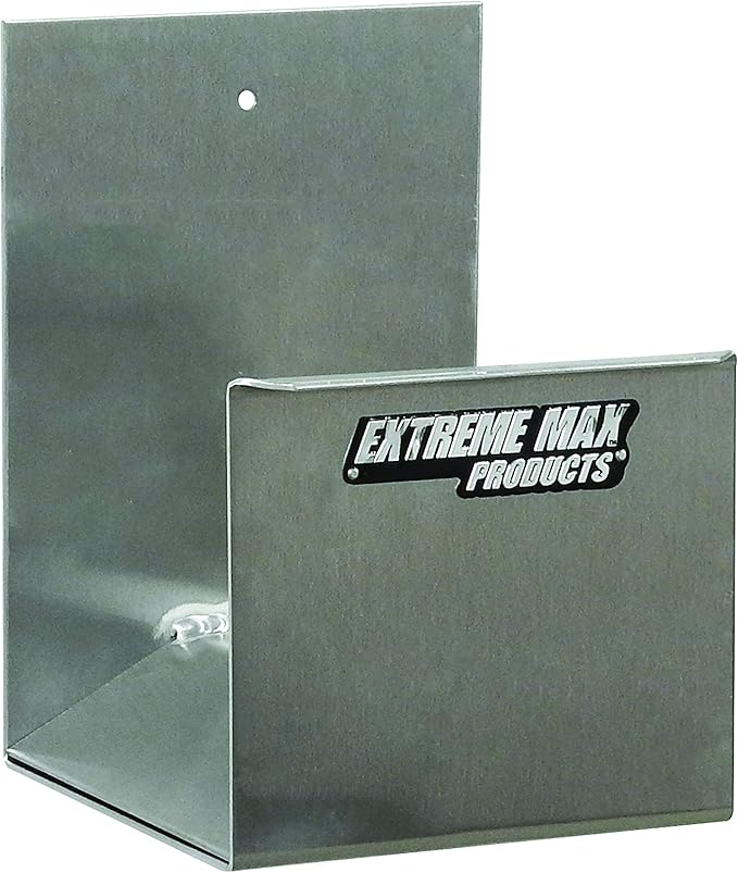 Extreme Max 5001.6047 Large Aluminum Cord Cable Hose Hanger Organizer for Enclosed Race Trailer Shop Garage Storage, Silver