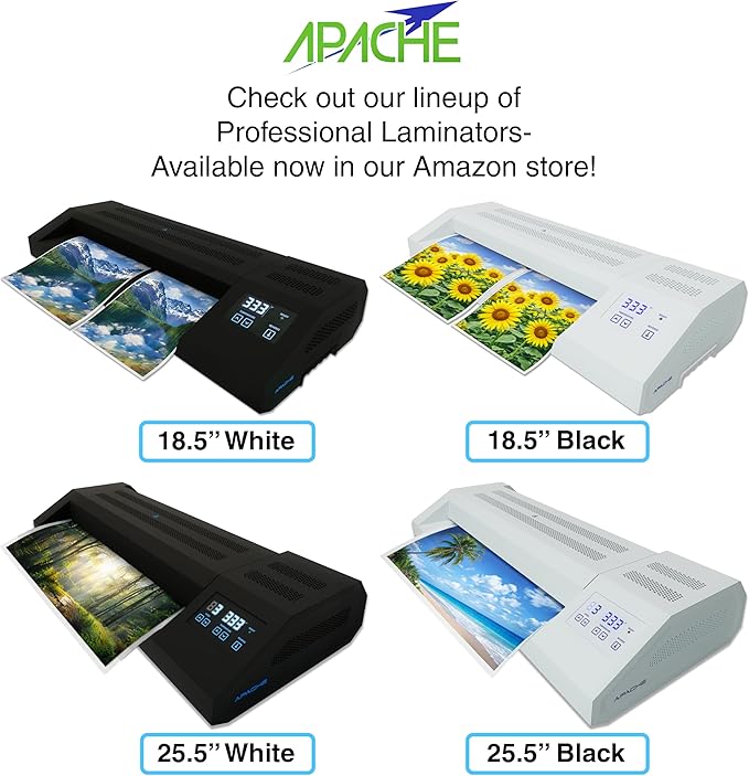Apache 100 Pack Laminating Pouches 10 mil, for Legal Size 8.5 x 14 Inch Documents (9 x 14.5 Inch Sheets), Office and School Supplies, Thermal Laminating Sheets, Super Clear, Round Corner