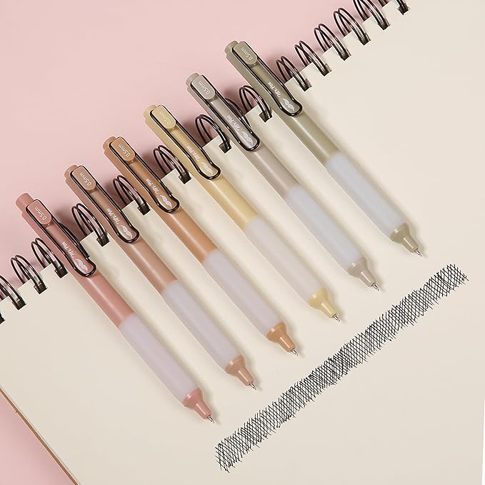 Mr. Pen- Aesthetic Highlighters and Gel Pens, 12 Pack, Assorted Color Bible No Bleed, Black Ink, Highlighter Pens for Bibles