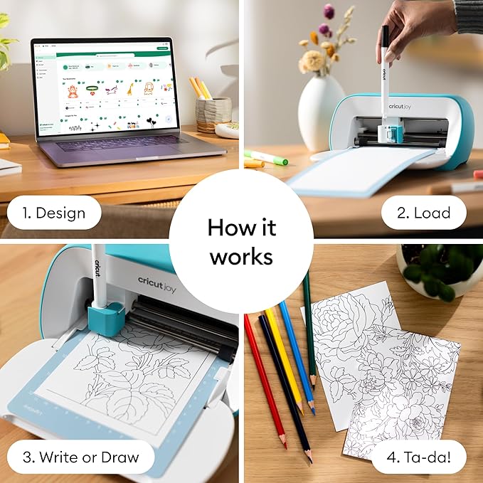 Cricut® Joy™ Dual-Sided Markers, Ultimate Set (22 ct) - 1.0mm Marker Tip + 0.4mm Fine Point Pen Tip - For use with Joy & Joy Xtra Machines