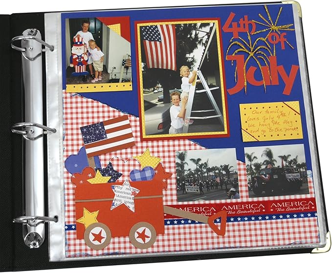 C-Line Memory Book 12 x 12 Inch Scrapbook Page Protectors, Clear Poly, Top Load, 50 Pages per Box (62227)