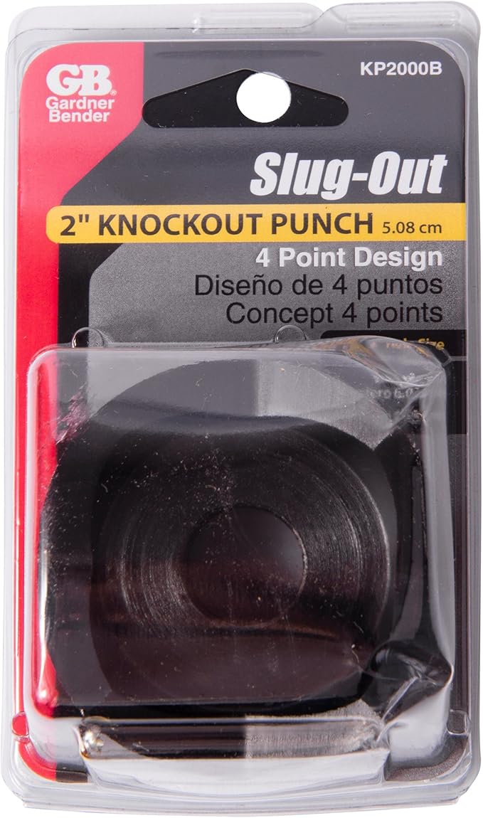 Gardner Bender KP2000B Knockout Punch, 2"