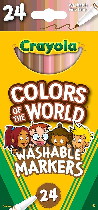 Crayola Colors of the World Markers 24 Count