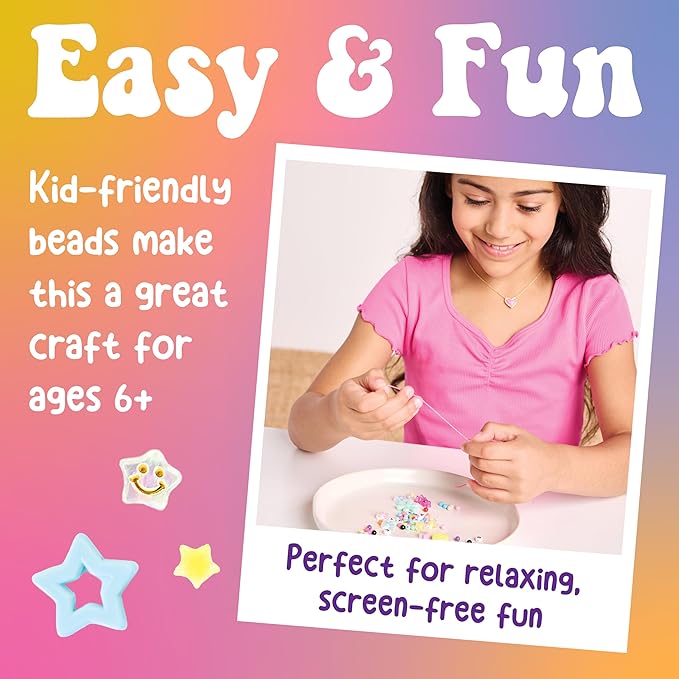 Creativity for Kids Backpack Keychains Mini Kit | Make 2 Trendy Keychains with Beads & Charms | DIY Craft Kit for Kids | Great for Travel, Parties & Gifts | Easter Basket Stuffers (Ages 6+)