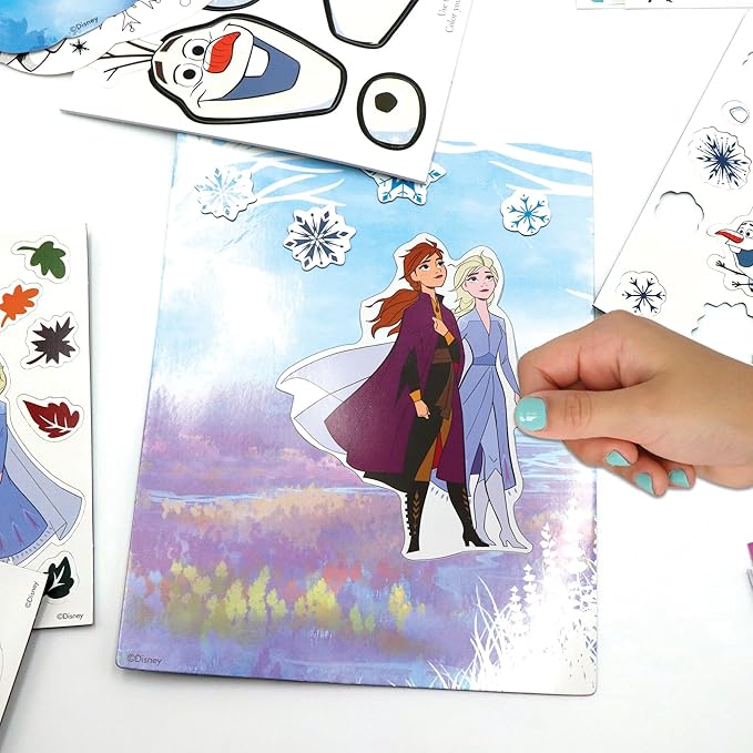 Disney Frozen Activity Tote – Ultimate Princess Adventure Bag with Coloring Books, Stickers, Crayons & Games – Travel-Friendly Art Set for Girls Ages 3+ – Great Gift for Creative Play