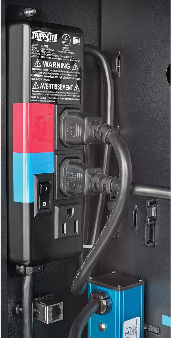 Tripp Lite 42-Port AC Mobile Charging Cart Storage Station for Chromebooks, iPads, Laptops, Tablets, Black (CSC42AC)