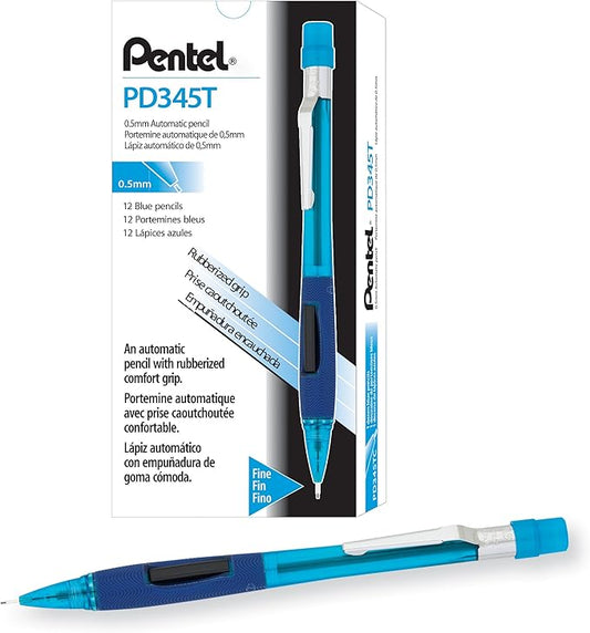 Quicker Clicker Mechanical Pencil (0.5mm) Transparent Blue Barrel
