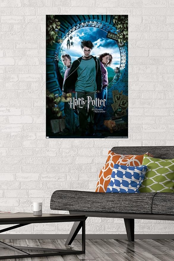 Trends International Harry Potter and the Prisoner of Azkaban - Sky One Sheet Wall Poster, 22.37" x 34.00", Premium Poster & Mount Bundle
