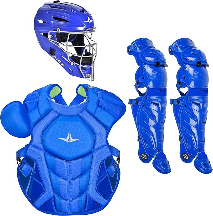 All-Star S7 Axis for Adults - Baseball Catching Equipment Kit (Catching Helmet, Chest Protector, Leg Guards), NOCSAE Standard