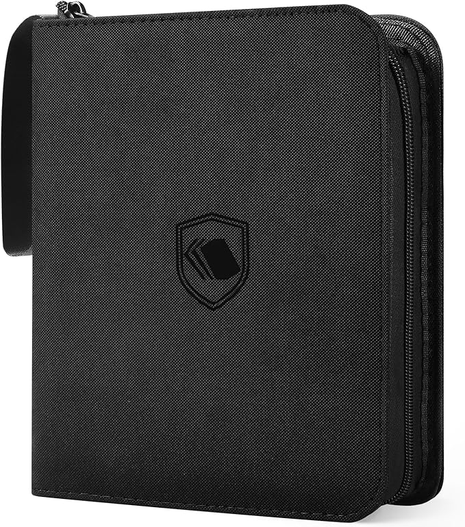 1200 Pockets Trading Card Binder, PU Cover Zipper Card Collection Album, Sturdy Card Folder Holder for MTG, TCG, Game Cards, Sports Cards