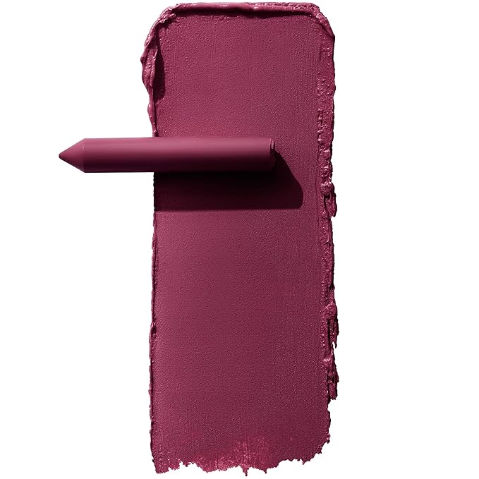 Maybelline Super Stay Ink Crayon Lipstick Makeup, Precision Tip Matte Lip Crayon with Built-in Sharpener, Longwear Up To 8Hrs, Accept A Dare, Wine Pink, 1 Count