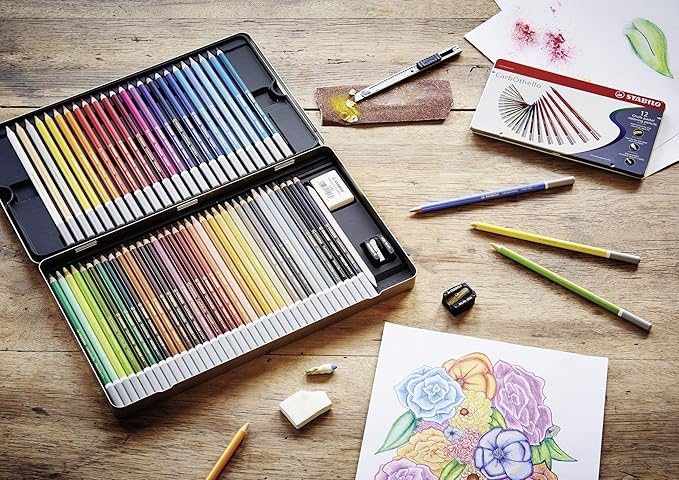 STABILO Carbothello Pastel Pencil, Caput Mortuum Red