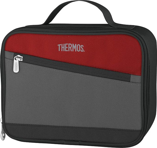 Thermos Essentials Standard Lunch Kit, Cranberry, Polyethylene Foam Insulation, PVC Free, Heat Sealed