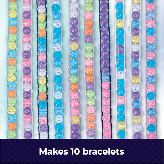Cool Maker, BFF Beads Friendship Bracelet Making Kit, 230 Beads for Bracelets, Makes 10, Arts and Crafts Kit, Kids Toys for Girls Ages 6 and up