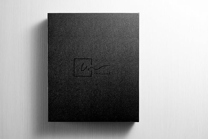 Inkline 7 Ring Check Binder Portfolio -Professional PU Leather Binder with Zippered Closure -500 Check Capacity -9x13 Inch Sheets -Document & Card Organizer -Large Tablet Pocket - Brown (80006)