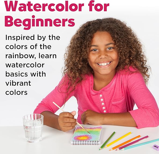 Faber-Castell How to Rainbow Watercolor Pencils Set - Kids Painting Kits, Art Kit for Kids 6-8+