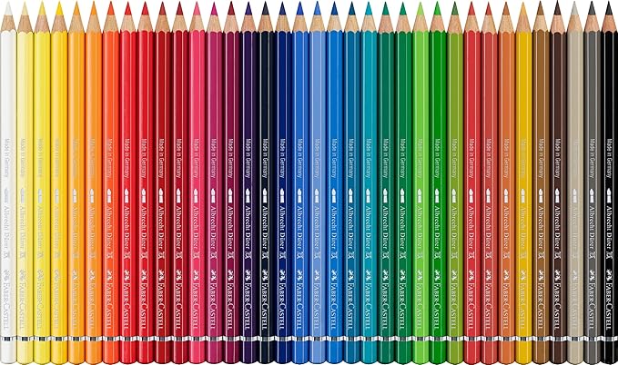 Faber-Castel FC117536 Albrecht Durer Artist Watercolor Pencils In A Metal Tin (36 Pack), Assorted