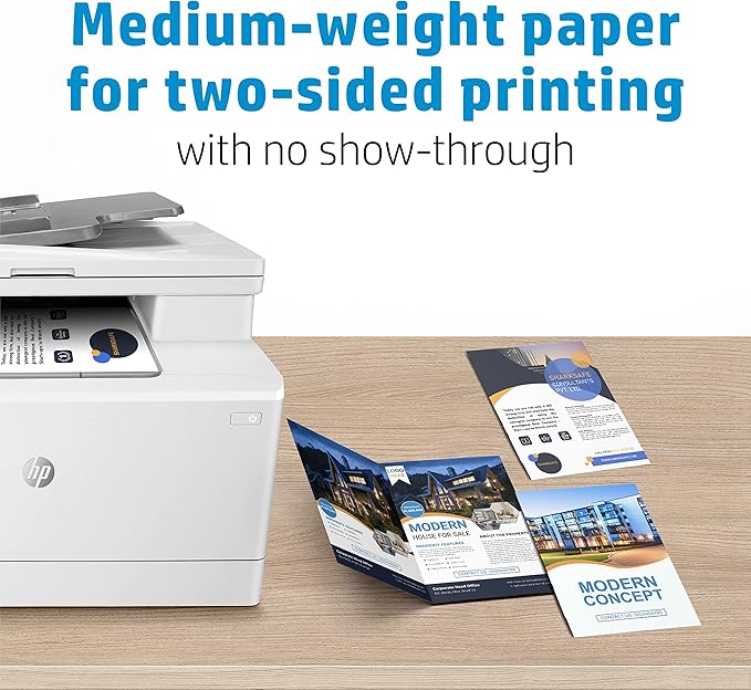 HP Enhanced Business Paper, Glossy, 8.5x11 in, 40 lb, 150 sheets, works with laser printers (Q6611A)