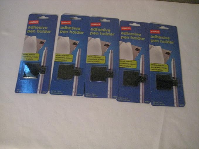 Adhesive Pen Holder (5 Pack)