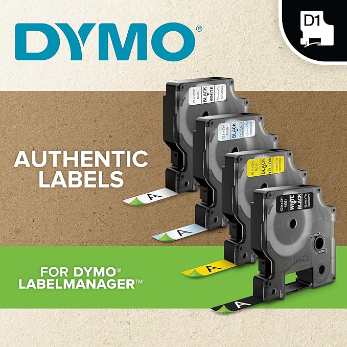 DYMO Desktop Label Maker | LabelManager 210D All-Purpose Portable Label Maker, Easy-to-Use, One-Touch Smart Keys, QWERTY Keyboard, Large Display, For Home & Office Organization