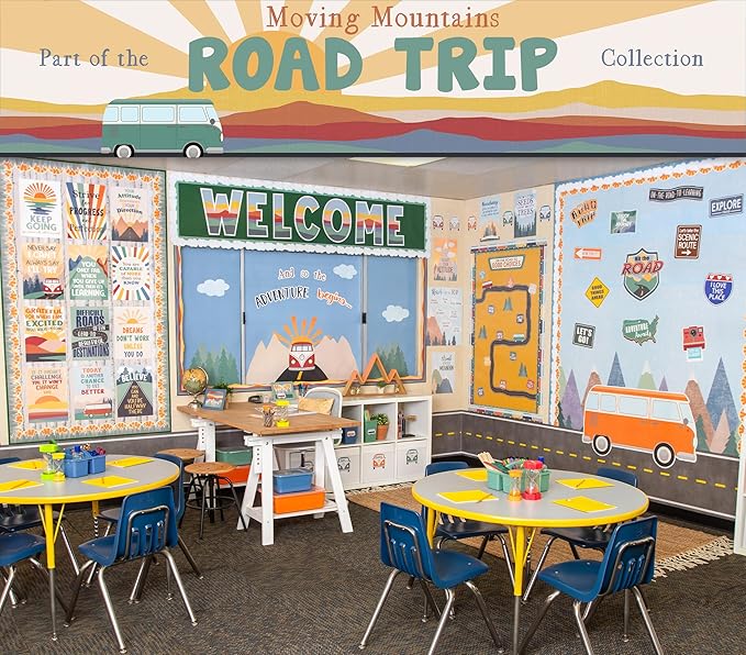 Teacher Created Resources Moving Mountains Road Trip On The Road to Good Choices Mini Bulletin Board (TCR9225)