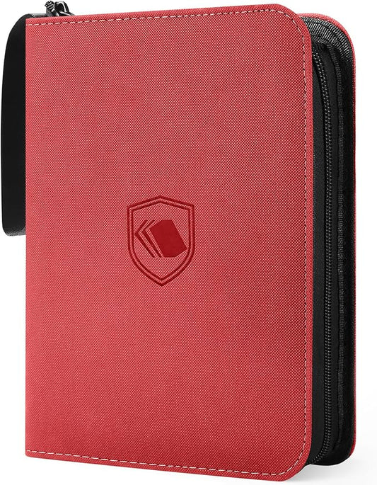 900 Pockets Trading Card Binder, PU Cover Zipper Card Collection Album, Sturdy Card Folder Holder for MTG, TCG, Game Cards, Sports Cards