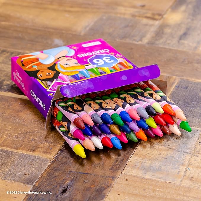 Disney Princess 36 Count Crayons in Tuck Box