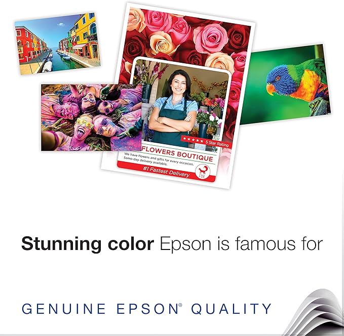 Epson Premium Presentation Paper MATTE (8.5x11 Inches, Double-sided, 50 Sheets) (S041568),Bright White