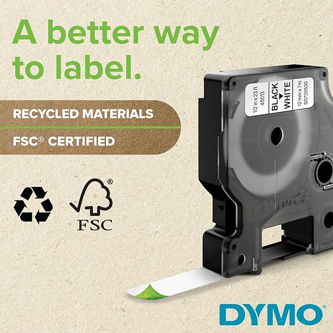 DYMO Desktop Label Maker | LabelManager 210D All-Purpose Portable Label Maker, Easy-to-Use, One-Touch Smart Keys, QWERTY Keyboard, Large Display, For Home & Office Organization