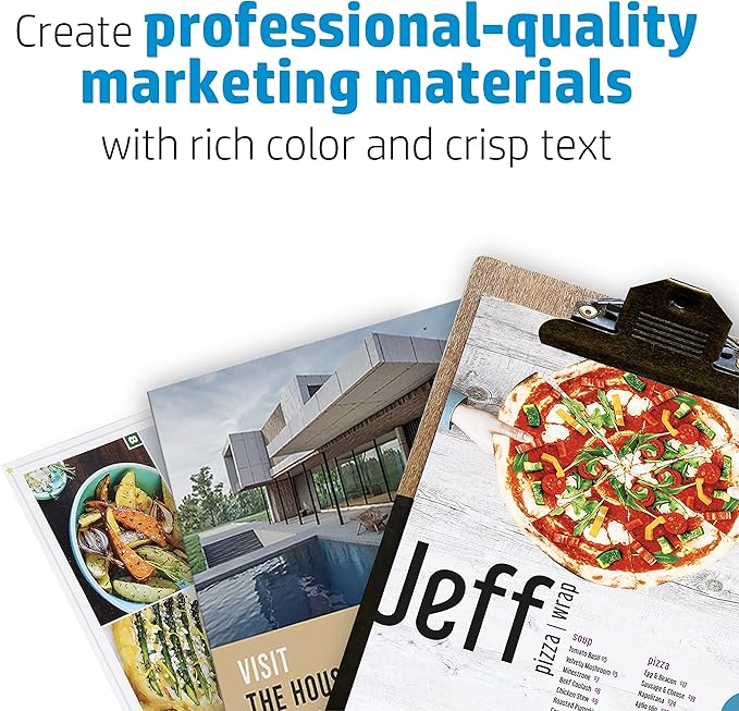 HP Enhanced Business Paper, Glossy, 8.5x11 in, 40 lb, 150 sheets, works with laser printers (Q6611A)