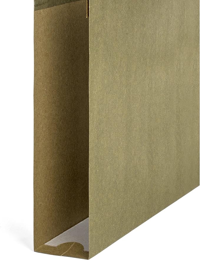 Blue Summit Supplies 25 Pack Extra Capacity Hanging File Folders Letter Size, Expandable Hanging File Folders, Heavy Duty 2 Inch Expansion, Designed for Wide, Bulky Files and Charts