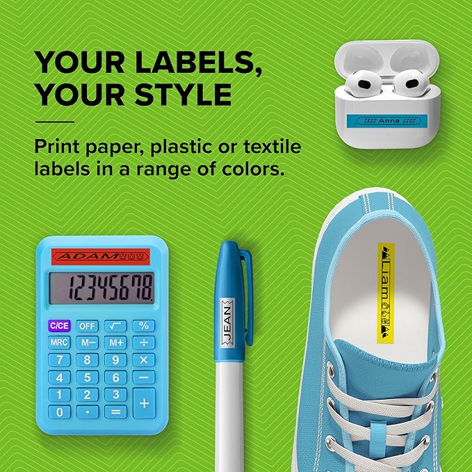 DYMO LetraTag Metallic Labels | Authentic | Black Print on Metallic Silver | 12mm x 4m | Self-Adhesive Multipurpose Labels for LetraTag Label Makers