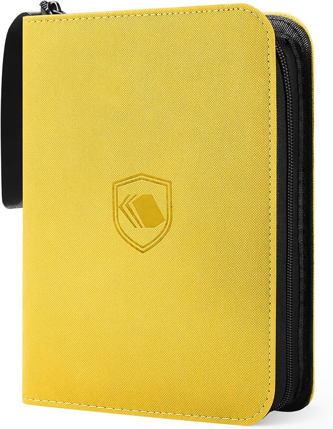 900 Pockets Trading Card Binder, PU Cover Zipper Card Collection Album, Sturdy Card Folder Holder for MTG, TCG, Game Cards, Sports Cards