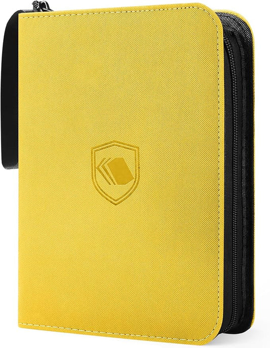 900 Pockets Trading Card Binder, PU Cover Zipper Card Collection Album, Sturdy Card Folder Holder for MTG, TCG, Game Cards, Sports Cards