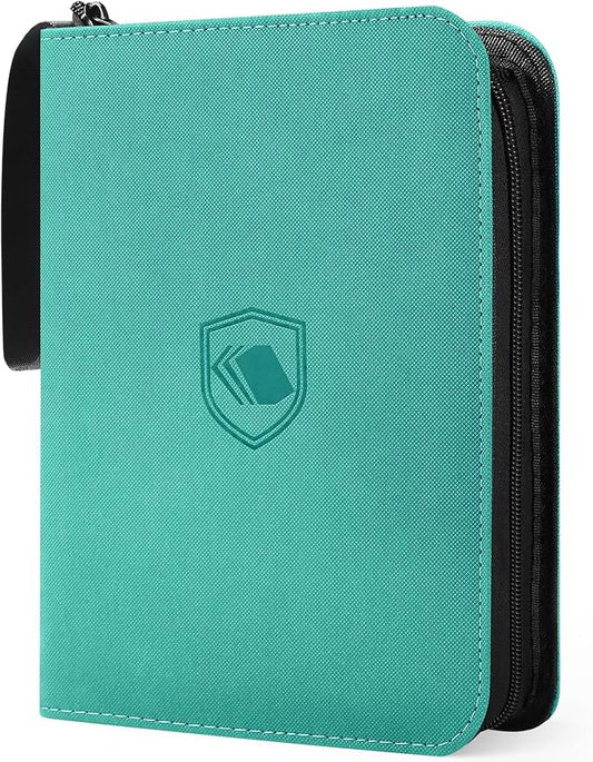 440 Pockets Trading Card Binder, PU Cover Zipper Card Collection Album, Sturdy Card Folder Holder for MTG, TCG, Game Cards, Sports Cards
