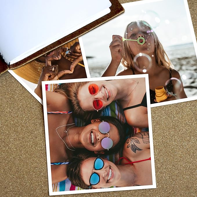 HP Sprocket 3.5 x 4.25” Zink Sticky-backed Photo Paper (50 Pack) Compatible with HP Sprocket 3x4 Photo Printer