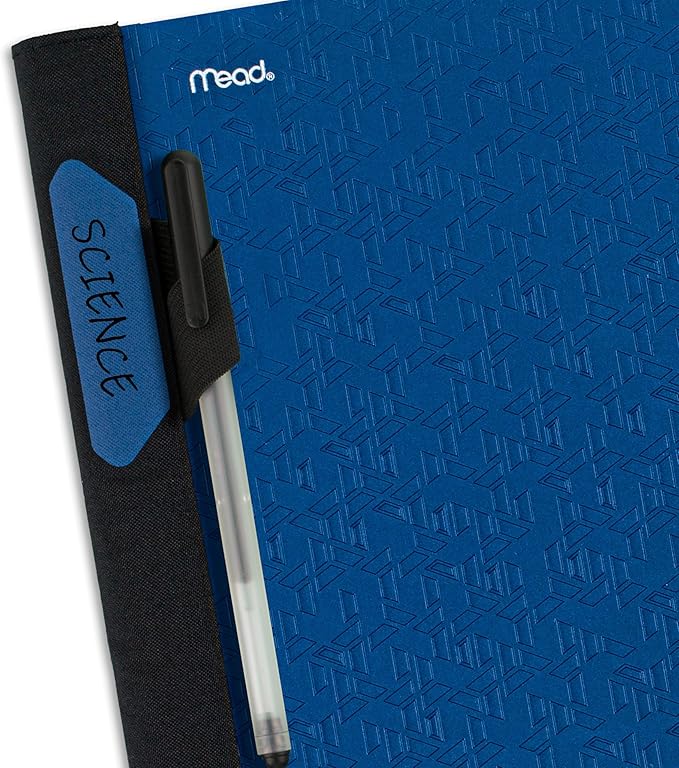 Five Star Advance Spiral Notebook + Study App, 1 Subject, College Ruled Paper, 8-1/2" x 11", 100 Sheets, Spiral Guard, Movable Tabbed Dividers, Pacific Blue (820012D-ECM)