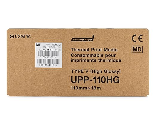 Sony UPP-110HG Thermal Print Media Video Imaging Paper 1box (10 Rolls)